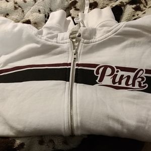 Retro style hoodie with full zip front